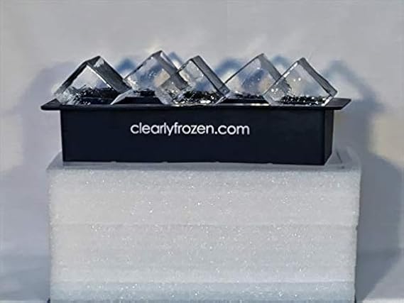 ClearlyFrozen Best (4.6 Stars) & Top Capacity (10 2 Cubes) Clear Ice Tray