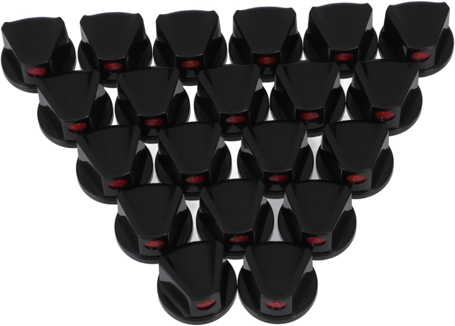 20pcs Black Spray Paint Nozzles for Graffiti, Professional & Touch-up Tasks