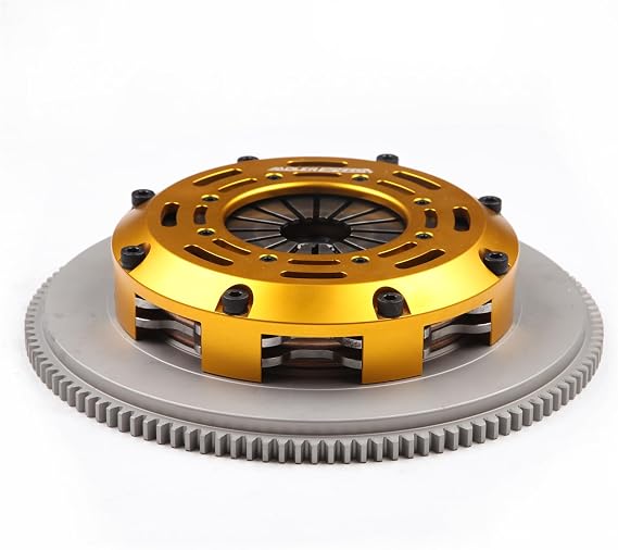 AdlerSpeed US Ship Racing Twin Disc Clutch Kit + Flywheel Compatible with Toyota CELICA All TRAC MR2 Turbo 3SGTE Standard WT