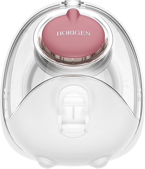 Horigen D6 Milk Bowl, Wearable Breast Pump Breastmilk Storage Bottles with Bottle lid Compatible, Wearable Breast Pump Milk Collector Drak Red 1pack