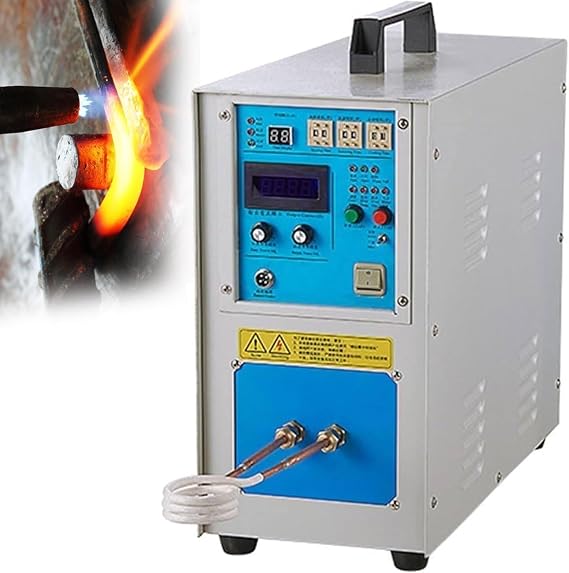 15KW High Frequency Induction Heater, Induction Heating Module, Oscillation Frequency 30-100KHZ, 1-99s Automatic Heating, for Welding Forging Melting Heating
