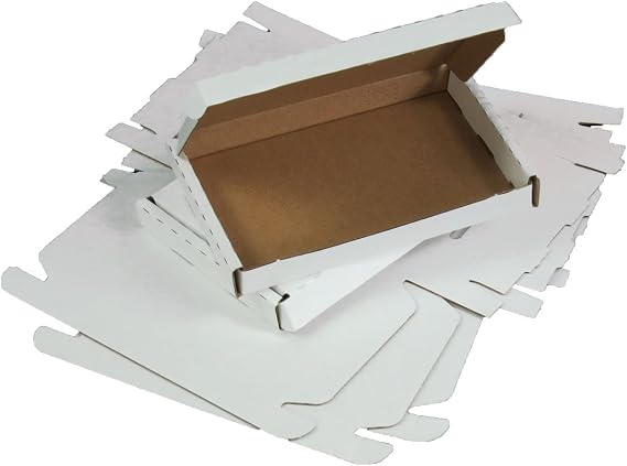 Triplast C6 160 x 110 x 20 mm White PIP Cardboard Large Letter Postal Box for Royal Mail (Pack of 5)
