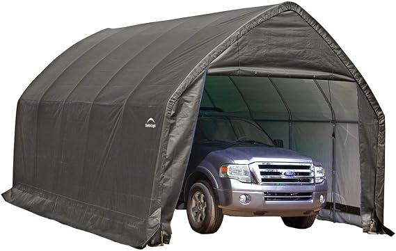 ShelterLogic Replacement Cover (Frame Not Included) 13x20x12 90530 for Model 62693 62694 62696 (9oz Gray)