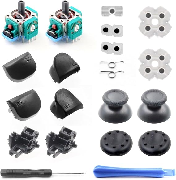 PS5 Controller Repair Replacement Thumbstick 23n1 Joystick Analog Stick Sensor Thumbstick Module Repair Parts