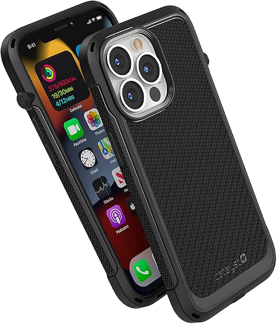 Catalyst iPhone 13 Pro Case Vibe Series, Compatible with MagSafe, Drop Proof Protection, Slim Case Design, with Lanyard (Stealth Black)...