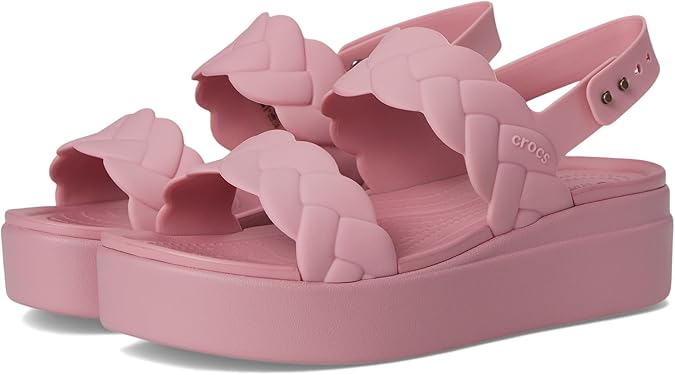 Crocs Women's Brooklyn Woven Upper LwWedge Sandal