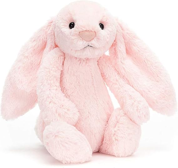 Jellycat Bashful Pink Bunny Stuffed Animal, Medium