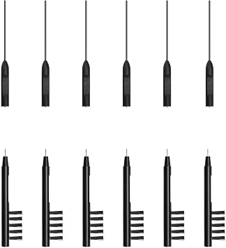 12Pcs Hearing Aid Cleaning Tools, Earpiece Earmold Clean Wire Vent Cleaner & Magnet Brushes with Wax Loop for Hear Aid Earphones