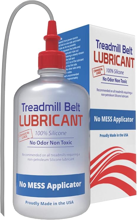Treadmill Belt Lubricant - Made in USA 100% Silicone Lube Oil