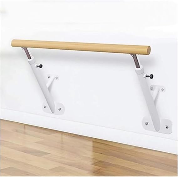 Wall-Mounted Ballet Barre, Freestanding Dance Stick Height Adjustable 80-120cm, Ballet Poles Heavy Duty Dancing Stretching Bar For Adults Kids Yoga Exercise,White-150cm