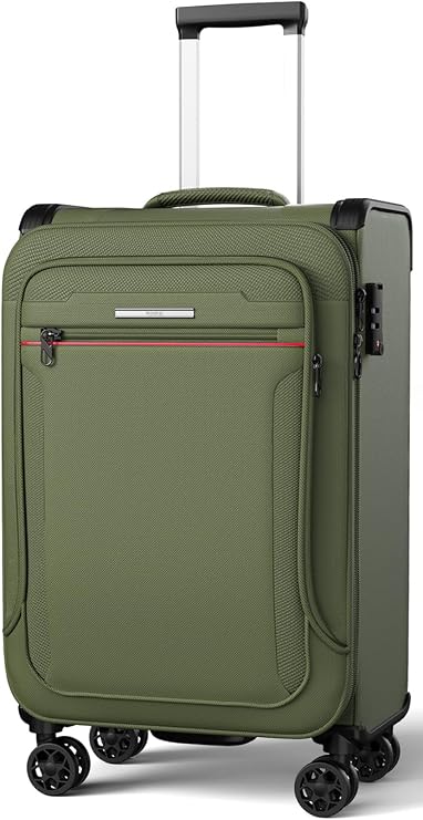 Soft Shell Hand Luggage Suitcase Expandable Fabric Suitcase 55 x 38 x 23 cm