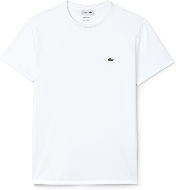 Lacoste Men's Kurzärmliges T-Shirt Aus Pima-Baumwolle Mit Rundhalsausschnitt T-Shirt (Pack of 1)