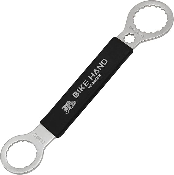 BIKE HAND Bicycle Bottom Bracket Tool - Compatible with Shimano Hollowtech II/BB9000, BBR60, M8000, Sram Dub, Truvativ GXP, FSA Mega EVO or Campagnolo Ultra-Torque