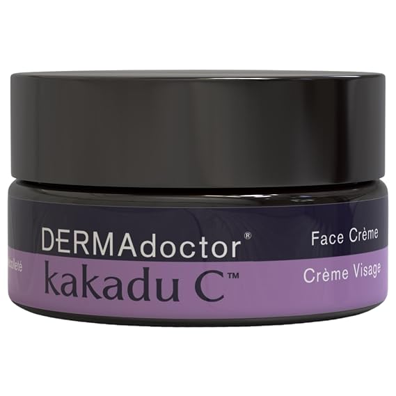 DERMAdoctor Vitamin C Face Cream for Aging Skin | Vitamin C Moisturizer for Face, Daily Facial Moisturizer Wrinkle Cream Targeting Fine Lines, Wrinkles, Dullness & Dehydrated Skin 1 oz