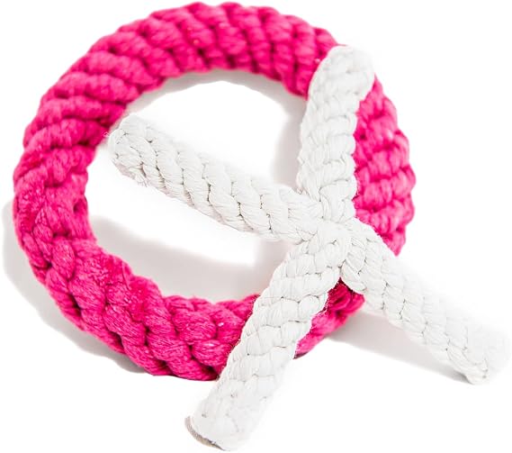 Midlee XO Valentine's Rope Dog Toy