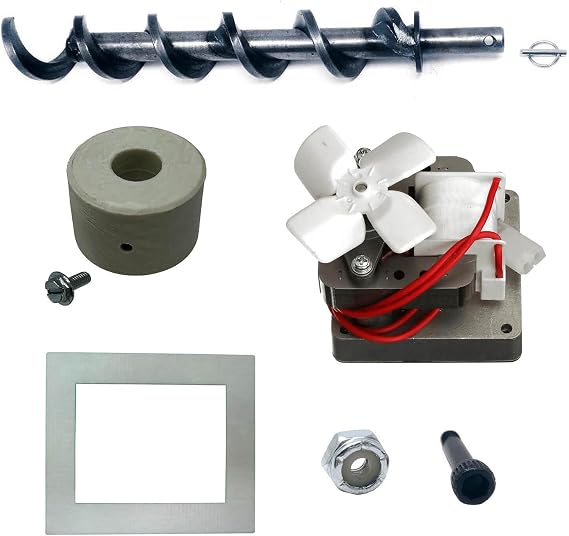 10.5" Auger Shaft & Motor Repair Kit Compatible with Certain Traeger Pellet Grill