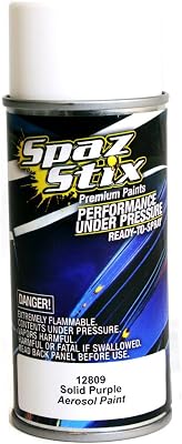 Spaz Stix Solid Aerosol Paint, Purple, 3.5-Ounce