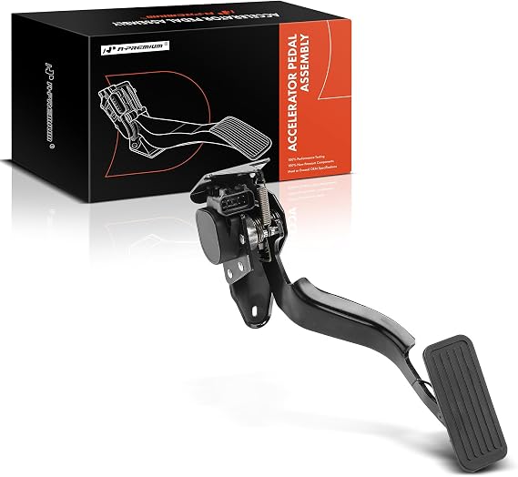 A-Premium Accelerator Pedal with Position Sensor Assembly | Compatible with Chevrolet Silverado 1500, Silverado 2500, Tahoe & GMC Sierra 3500, Yukon & Cadillac Escalade & Hummer H2