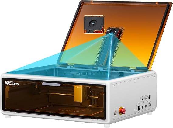 Creality Laser Engraver Falcon A1 10W with Fully Enclosed Design High Compatibility & Easy Assembly,Speed up to 600mm/s, Precision Engraving Machine