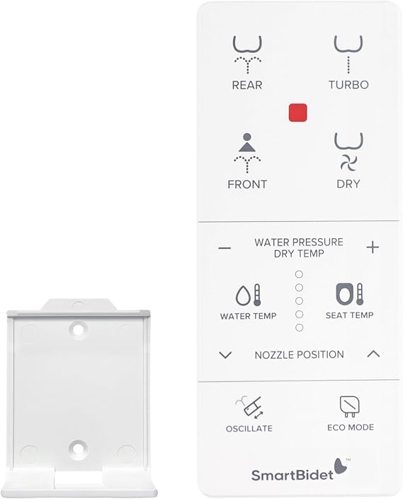 SmartBidet Remote Control Replacement for the SB-1000 Bidet Electronic Toilet Seat Remote