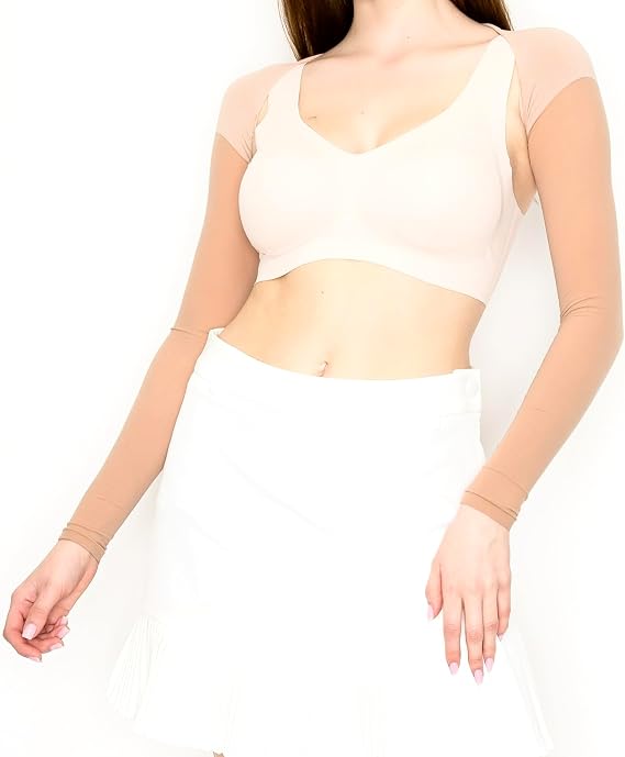 Skin-Tight Golf Bolero Women Ultimate UV Protection Comfortable Fit Arm Sleeves Base Layer Inner Top Long Sleeves