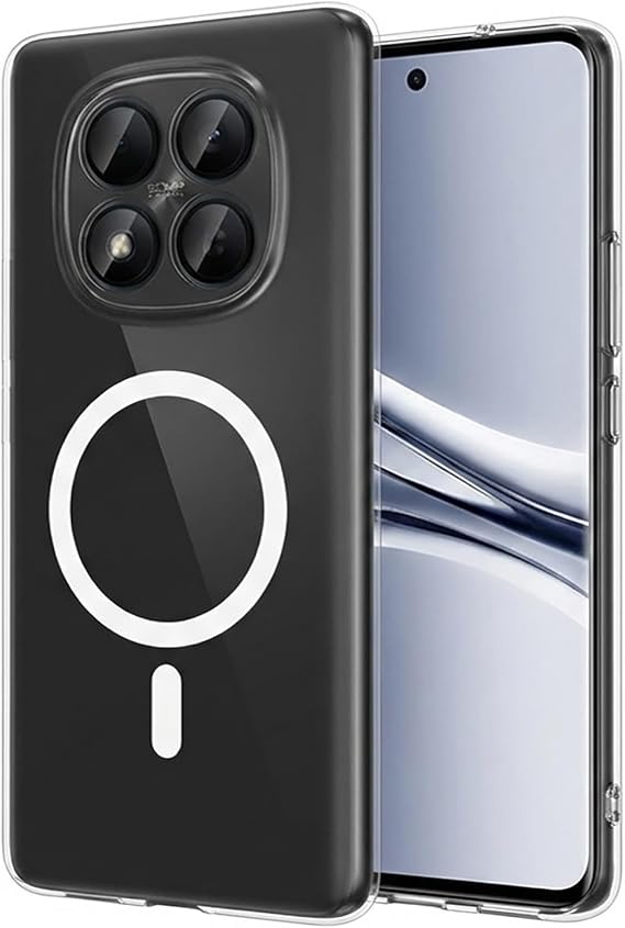 Microsonic Xiaomi Redmi Note 15 Pro 4G için Kılıf MagSafe Clear Sararmaz Şeffaf [Redmi Note 15 Pro 4G ile Uyumlu Kılıf - Şeffaf]