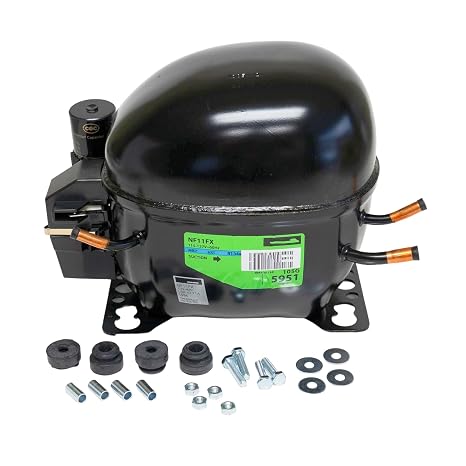 NF11FX R134a Hermetic Refrigeration Compressor Replacement for Secop 1101 BTU LBP 4164 BTU HBP,115-127V/60Hz,1/3 HP,NE2121Z NEK6187Z AEA2410YXA AEA4440YXA