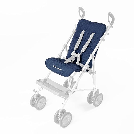 Maclaren Major Elite Seat Liner, Fits Major Elite Special Needs Pushchair (Navy)