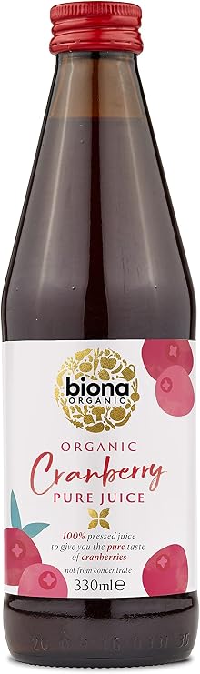 Biona Cranberry Pure Pressed Juice, 330ml