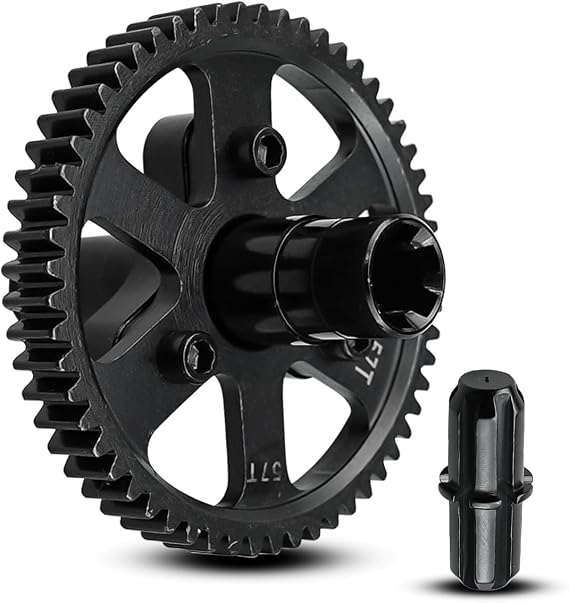 Steel 57T Slipper Clutch 0.8 Pitch Upgrade Fit for 1/10 Arrma Granite Black