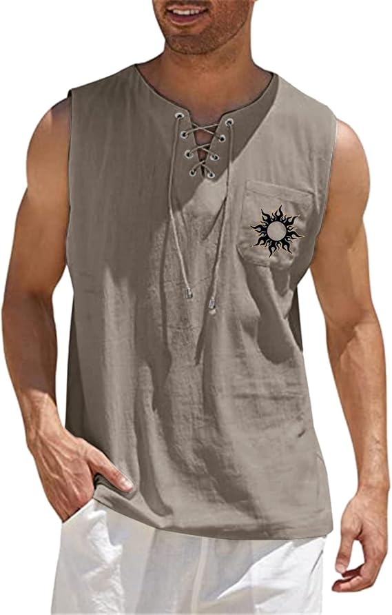 LCMTWX Mens White Tee Shirts 2024 Classic Solid Color V Neck Cotton And Sleeveless Shirt T Shirt Vest Black T Shirts For