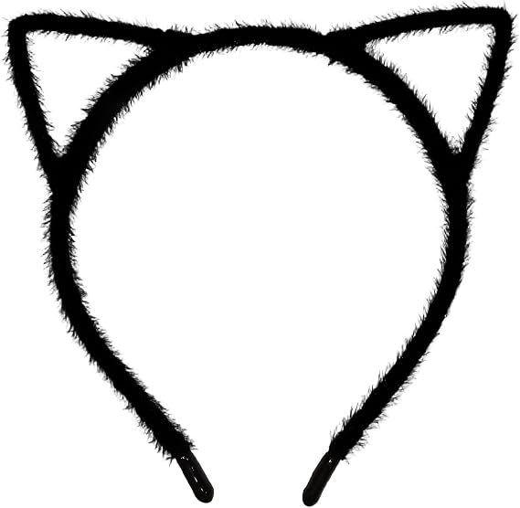 AUXHCYL Cat Ears Headband,Halloween Headbands for Women Kids,Alice Hair Band,Catwoman Costume Hair Accessories(Black)
