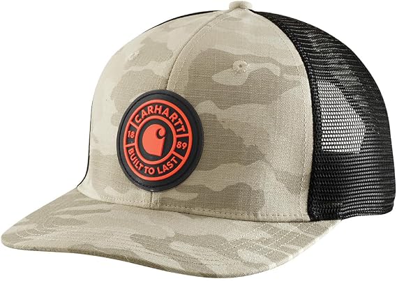 Carhartt Men's Ripstop Mesh-Back Camo Cap