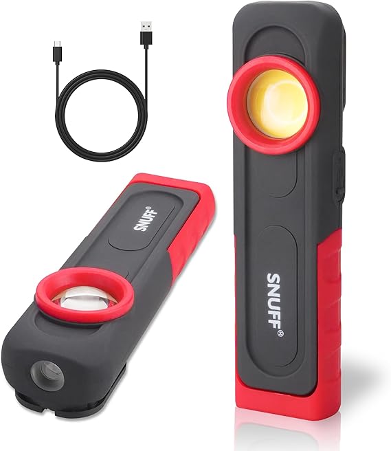 600LM Detailing Light Rechargeable, CRI 95+ Paint Correction Inspection Light with Magnetic Base & Hook, 2700/4500/6500K, Handheld LED Swirl Finder Light for Auto Detailing & Color Matching (1 Pack)