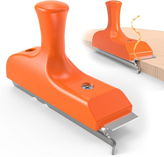 Edge Banding Trimmer 3-in-1 Heavy Duty Woodworking Edge Banding Glue Brushing Tool with Durable Stainless Steel Blades, Handles Arc Edges/Right Angles/Rounded Corners