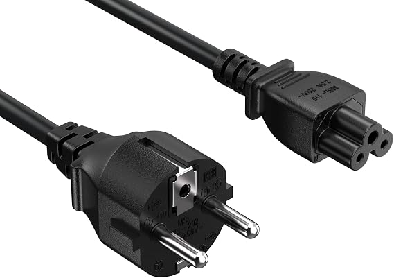 Cable Leader 6ft European Schuko 3-Prong Notebook Power Cord (CEE 7/7 to IEC320 C5)