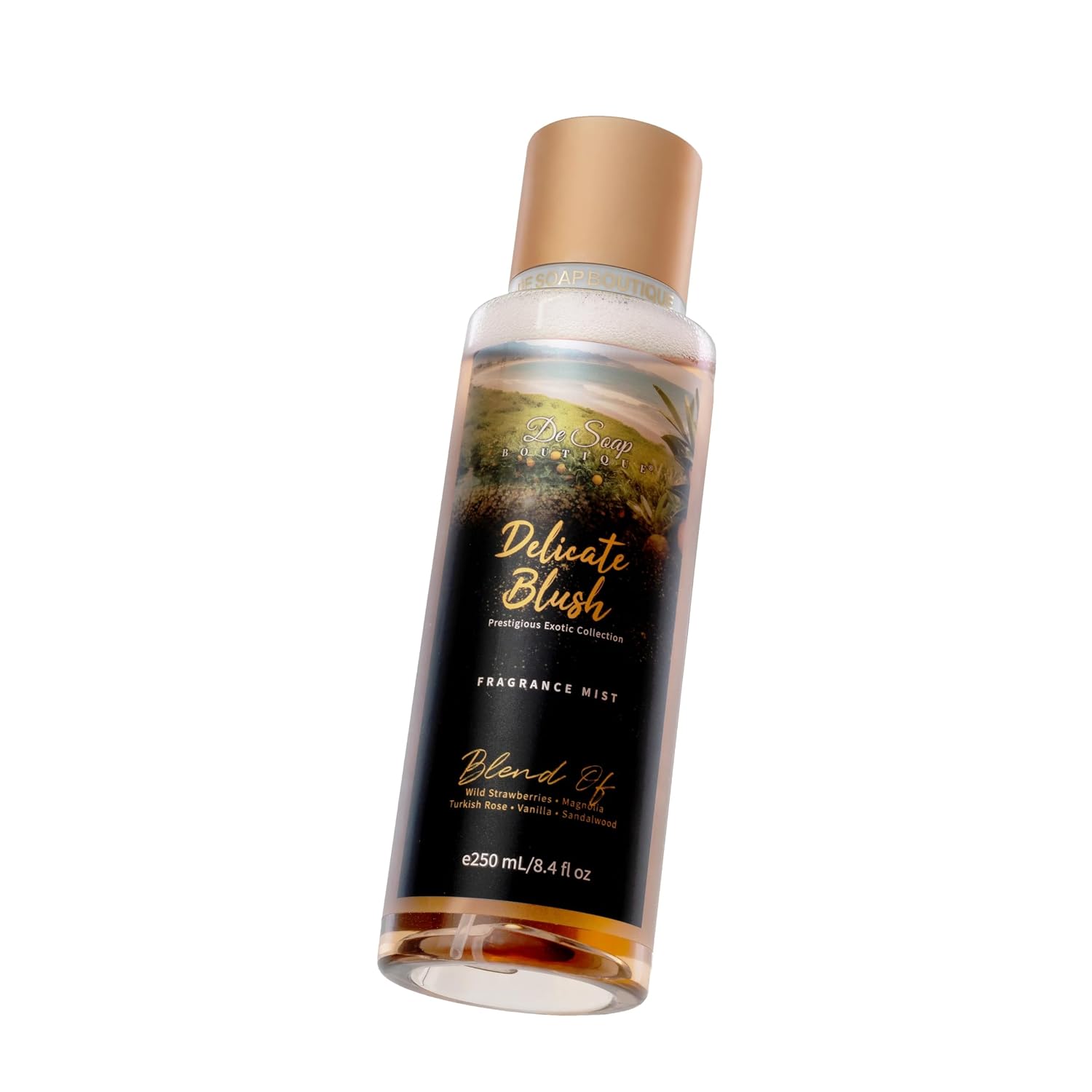 De Soap Boutique Womens Luxurious Delicate Blush Exotic Fragrance Body Mist 8.4 fl oz