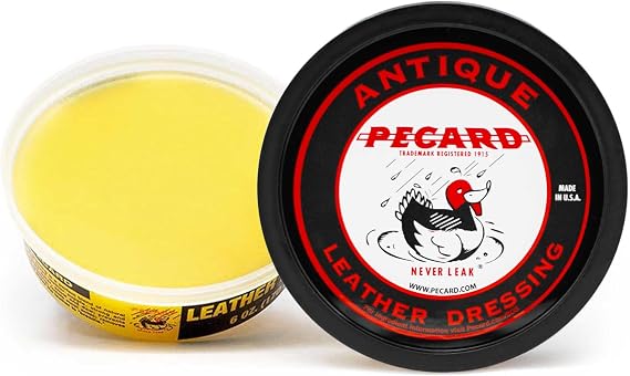 Antique Leather Dressing 6 oz Waterproofs, Restores, and Preserves Vintage and Exotic Leathers Ideal for Oil-Tanned and Chrome-Tanned Leather Goods