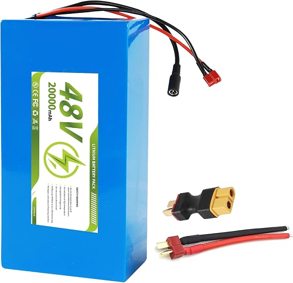 48V 20AH lithium battery 48V electric bicycle lithium battery 30A BMS