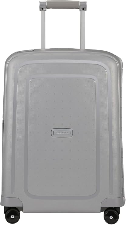 Samsonite S'Cure - Spinner S, Hand Luggage, S (55 cm), 34 L, Silver (Silver)