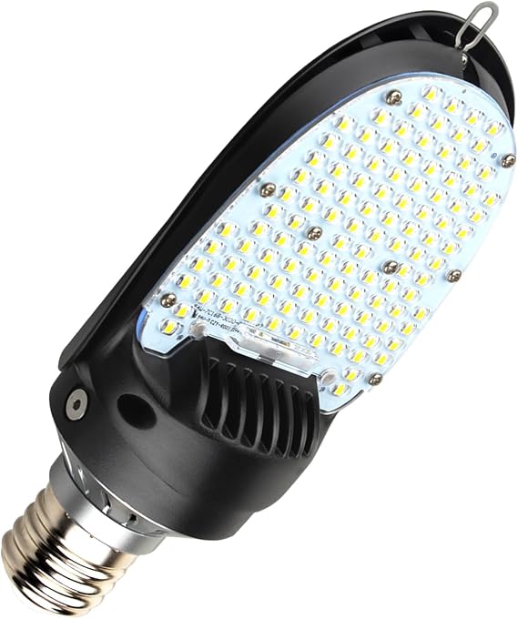 OSTEK LED Shoebox Retrofit Kits, Rotatable Outdoor Street Lighting 5000K | 75W/95W/115W Power Selectable, E39/E26 Mogul Security Lights Parking Light LED Paddle light Bulb, UL