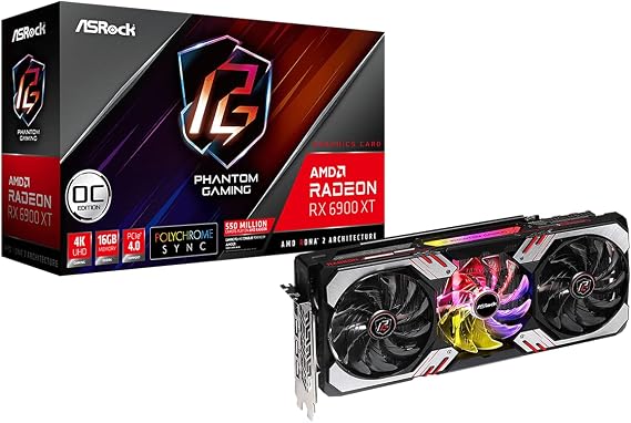ASRock AMD Radeon RX6900XT Graphics Board GDDR6 16GB [Domestic Authorized Dealer] RX RX 6900 XT PG D 16G OC