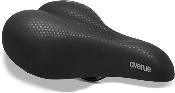 Selle Royal Avenue Moderate,Bike Seat for City Bike with Extra Cushioning, Black, One Size