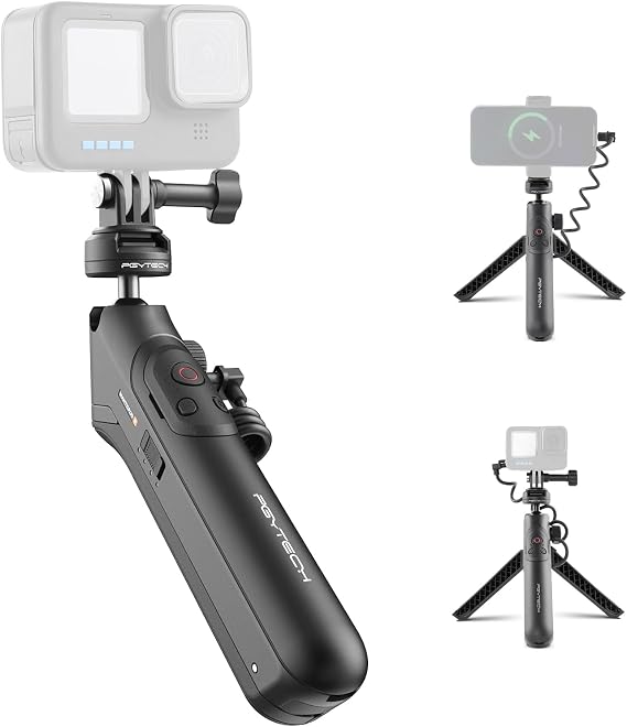 PGYTECH CapLock MantisPod Battery Power Handle Grip & Remote for Gopro