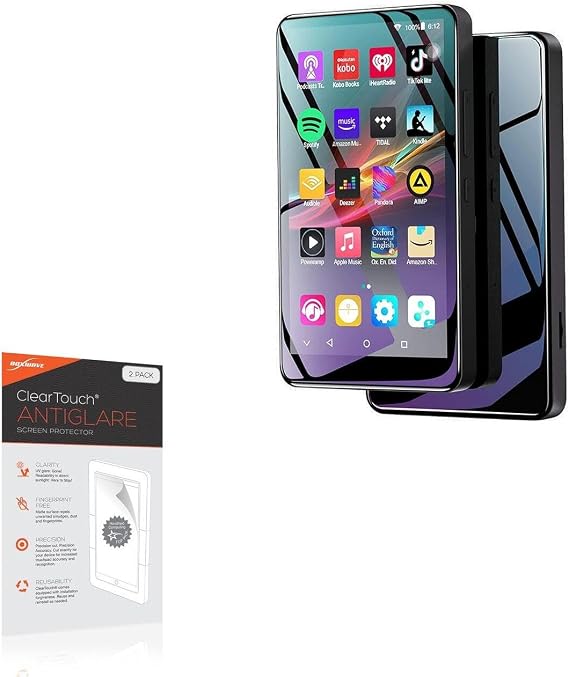 BoxWave Screen Protector Compatible with Phinistec P5S - ClearTouch Anti-Glare (2-Pack), Anti-Fingerprint Matte Film Skin
