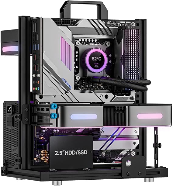 PC Test Bench, Open Air PC Case, Open Frame Computer Chassis, BlockCase