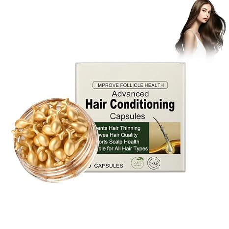 Hair Oil Hair Care Capsules Pack of 30 Hair Serum Capsule Hair Treatment Serum Care and Repair Damaged Hair Hair Vitamin Oil Capsules Hair Oil for Repair and Conditioning of Hair