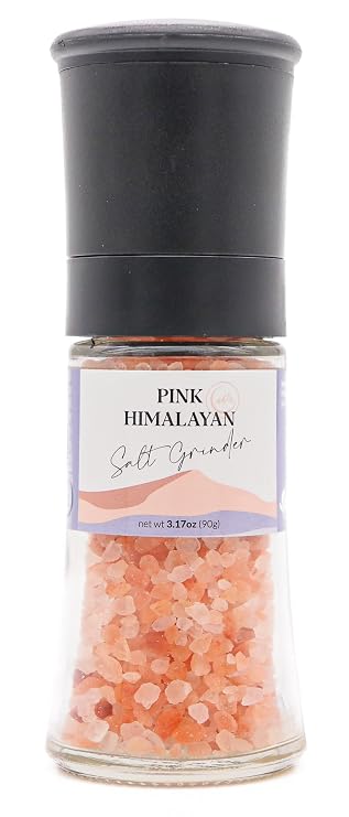 Himalayan Secrets Pink Cooking Salt in Refillable Grinder - Coarse 3.17oz