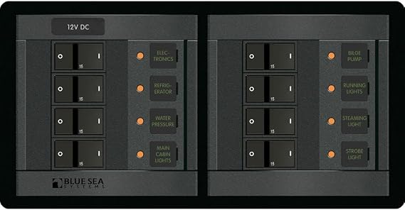 Blue Sea Systems 1225 12 Volt DC 8 Position