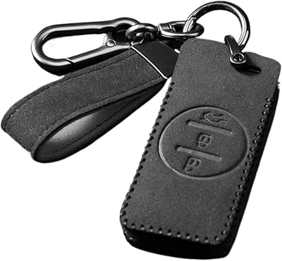 Car Remoter Key Case Cover Compatible for Chery Tiggo 8 Arrizo 5 Pro Gx 5X EQ7 Chery Tiggo 7 Pro 2020 Sport Suede LeatherA-Black